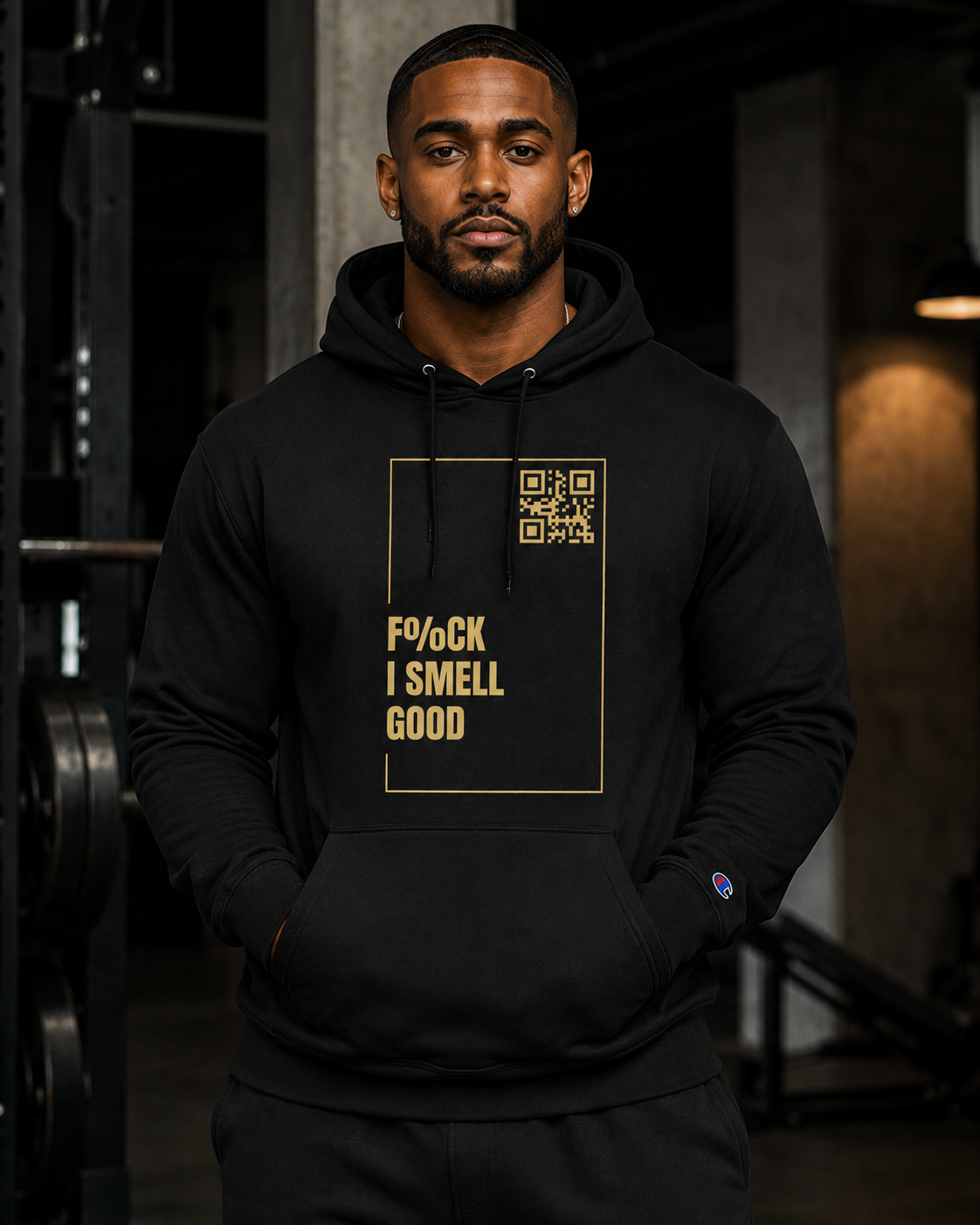 F%CK I SMELL GOOD Champion hoodie