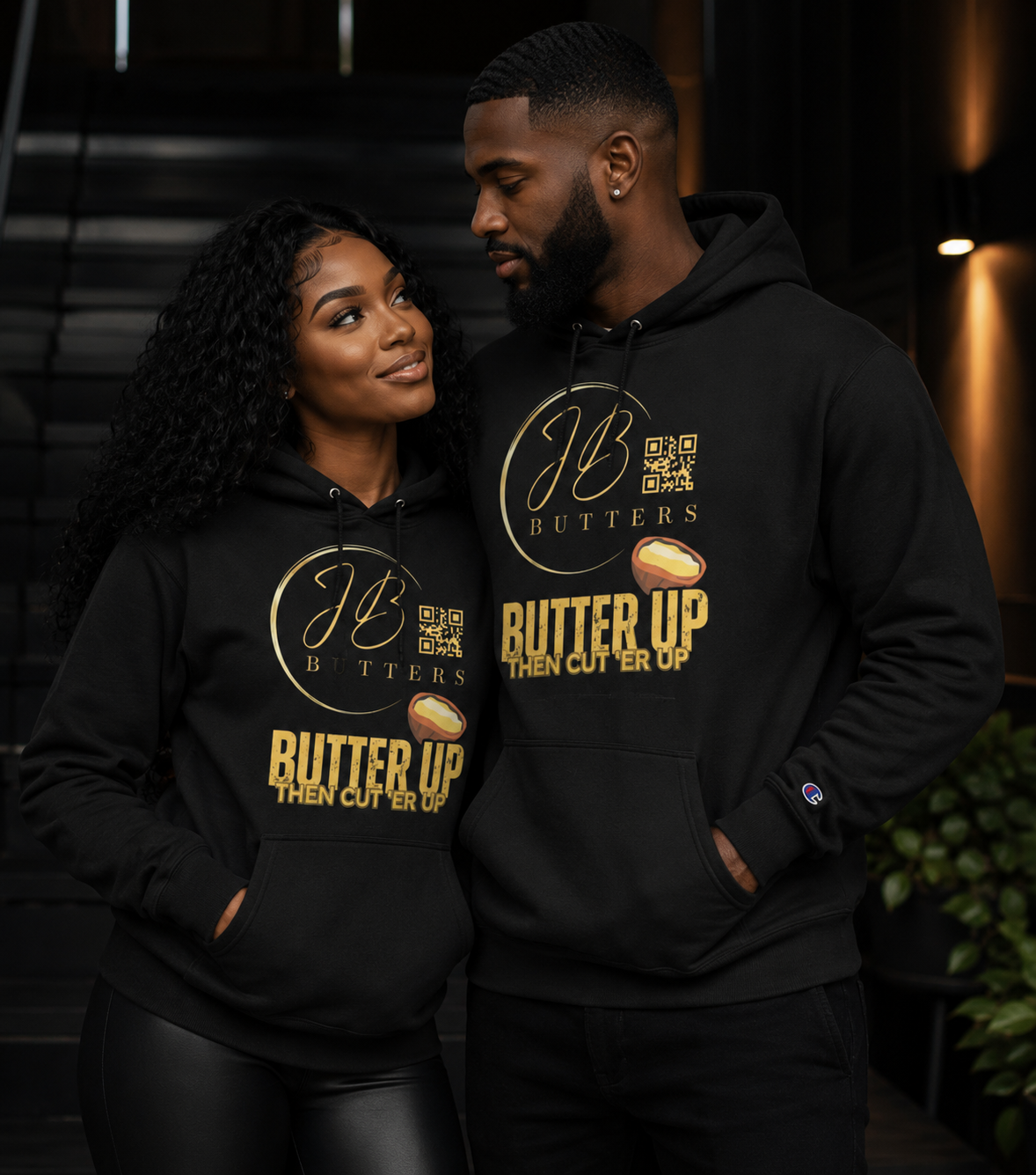 BUTTER UP Unisex Champion hoodie